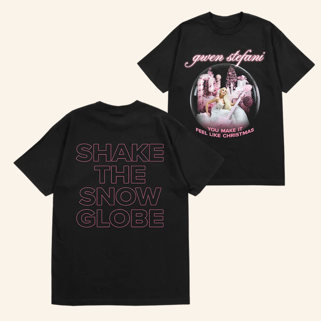 Gwen Stefani Merch Shake The Snow Globe T-Shirt Christmas Gifts For Sister