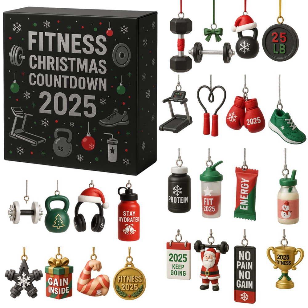 Gym Advent Calendar Christmas Countdown Decorations Christmas Gifts For Men