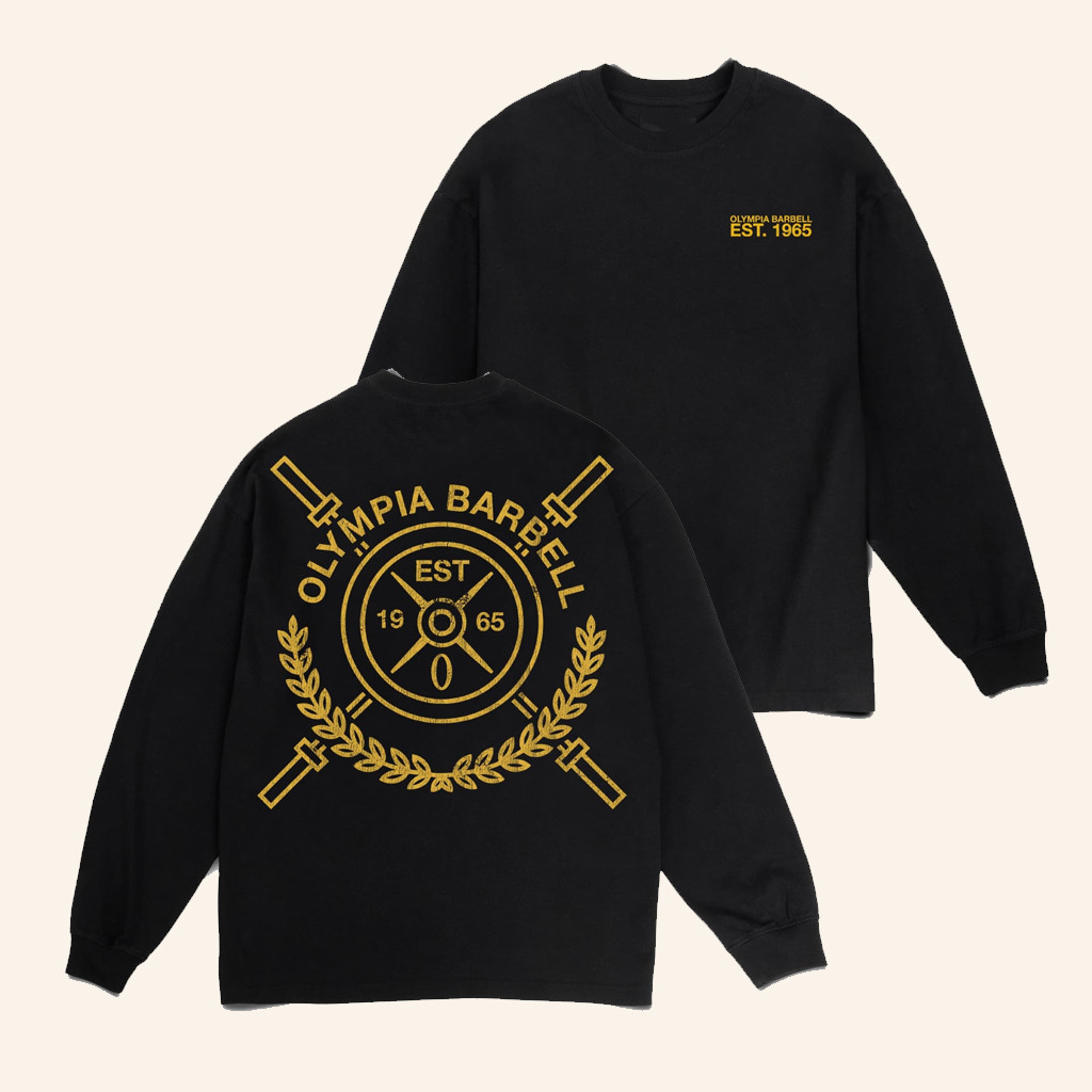 Gymreapers Merch Olympia Barbell Crest Long Sleeve Shirt Good Christmas Gifts For Men Gymreapers Merch Olympia Barbell Crest Long Sleeve Shirt Good Christmas Gifts For Men