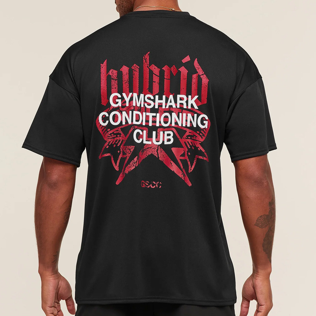 Gymshark Merch Hybrid Graphic T-Shirt Gymshark Conditioning Club Shirt Gifts For Him
