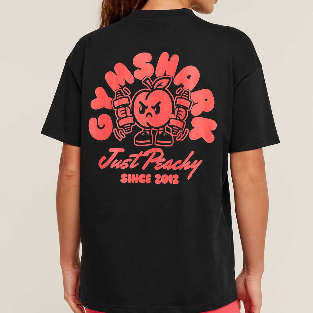 Gymshark Merch Just Peachy Graphic T-Shirt Cool Gifts For Girlfriend