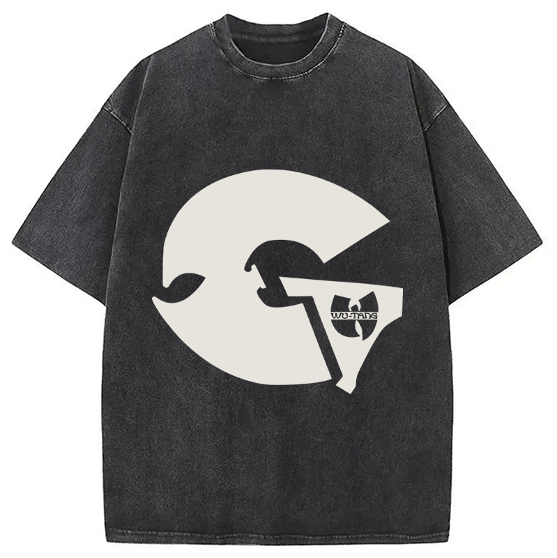 GZA Wu Tang Clan 90s Hip Hop Washed T-Shirt Minimal Retro Graphic Clothing Gifts For Best Friend