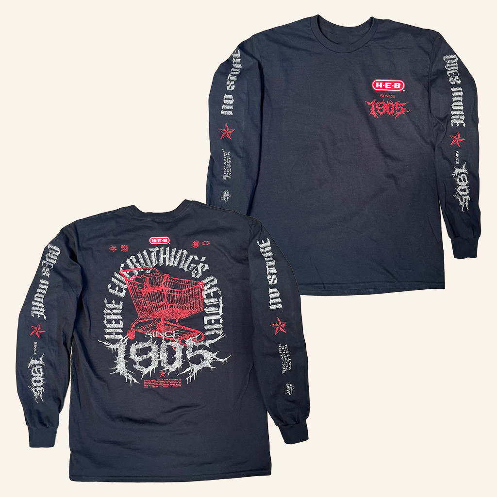 H-E-B Metal Shirt 2025 Connor Dwyer Designed Fan Apparel Gifts For Dad