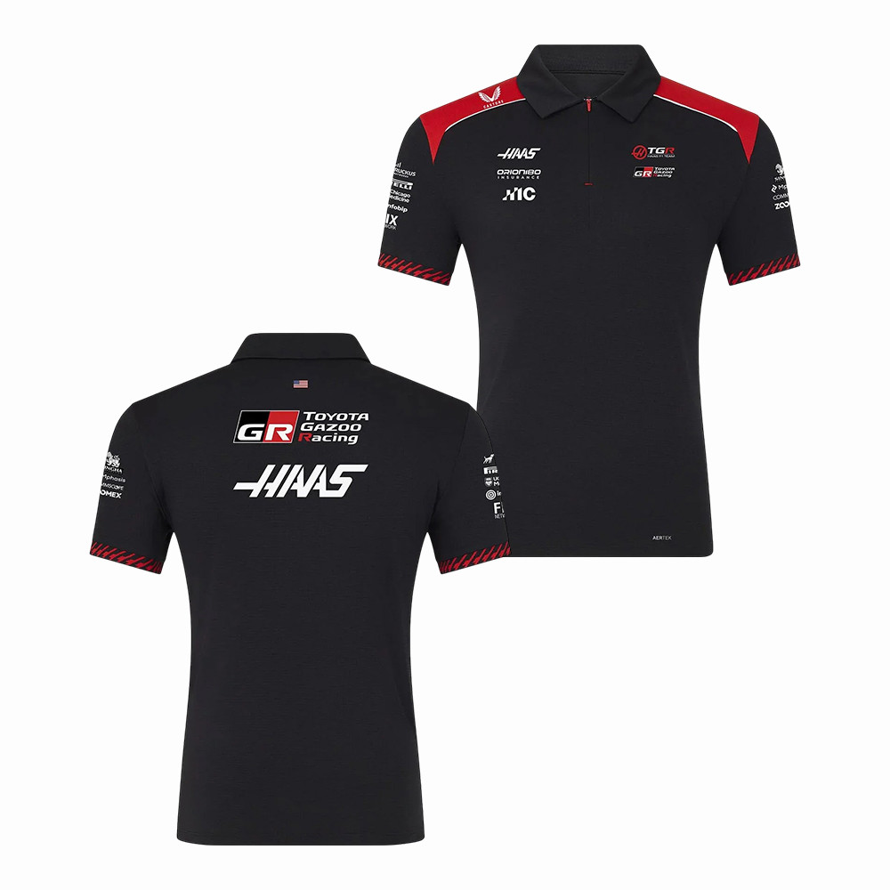 Haas F1 Team Team Polo Shirt F1 Miami 2026 Clothing Line Best Present For Father's Day