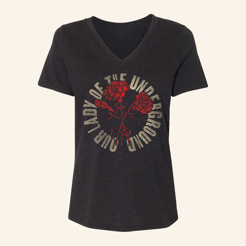 Hadestown Merch Hadestown Lady Of The Underground V-Neck T-Shirt Gifts For Mom Hadestown Merch Hadestown Lady Of The Underground V-Neck T-Shirt Gifts For Mom