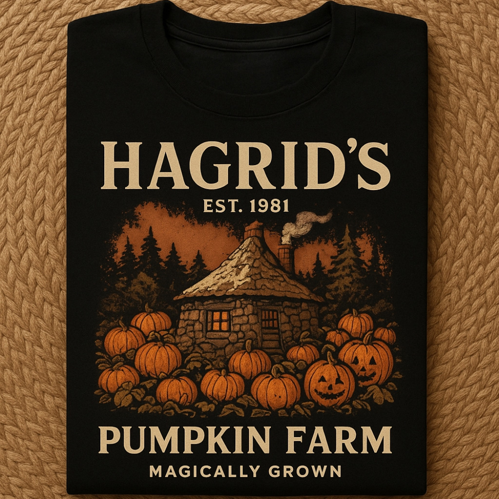 Hagrid_s Pumpkin Farm T-Shirt Harry Potter Halloween T-Shirt Gifts For Friends