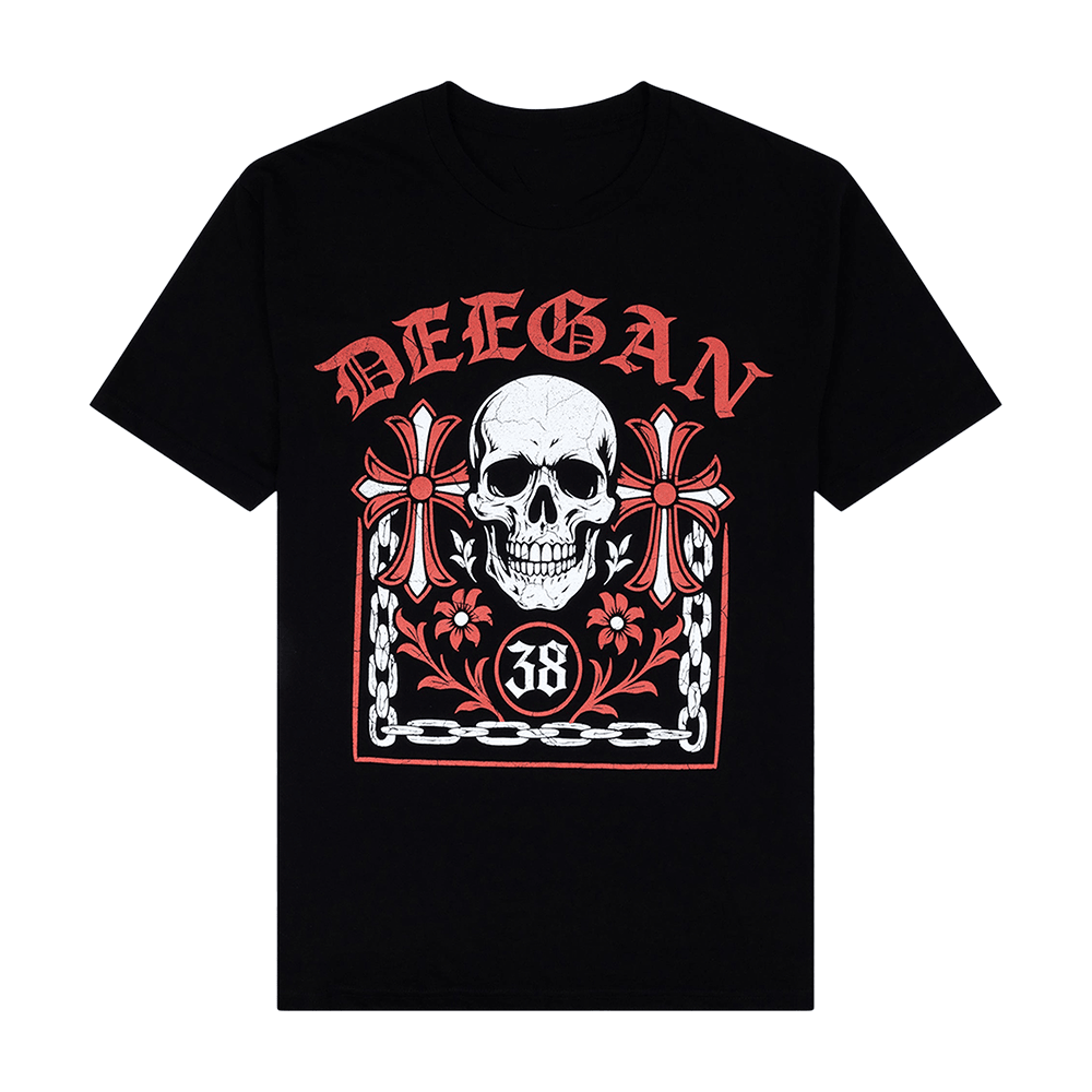 Haiden Deegan Merch Iron Skull T-Shirt Black Present For Racing Fans