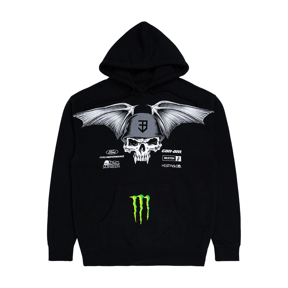 Haiden Deegan Merch Monster Batwing Hoodie Black Fan Clothing Gifts Ideas For Husband