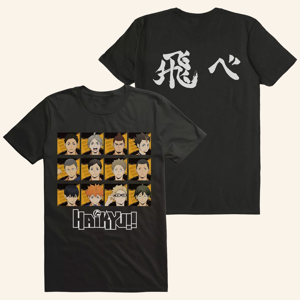 Haikyuu Merch Haikyuu Characters T-Shirt Cool Gifts For Anime Lovers