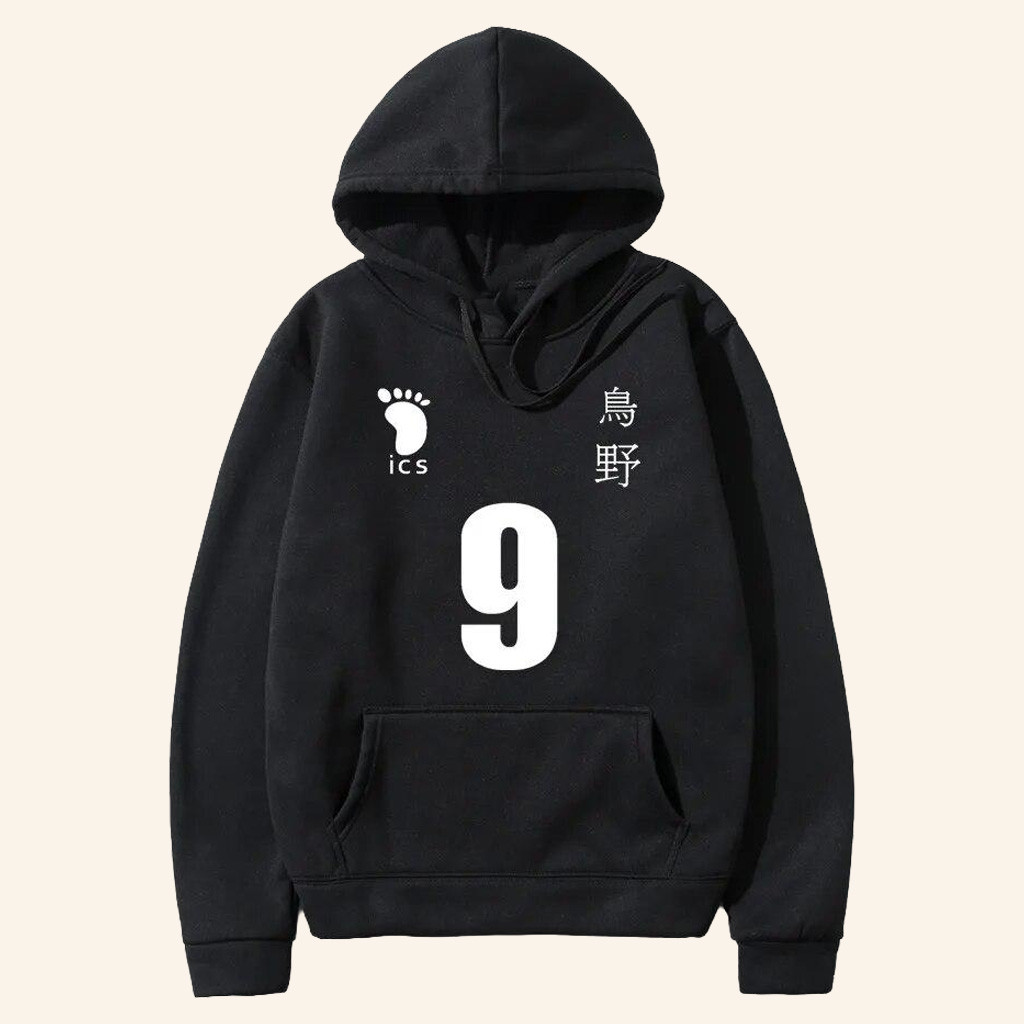 Haikyuu Merch Haikyuu Number 9 Hoodie Good Gifts For Anime Lovers