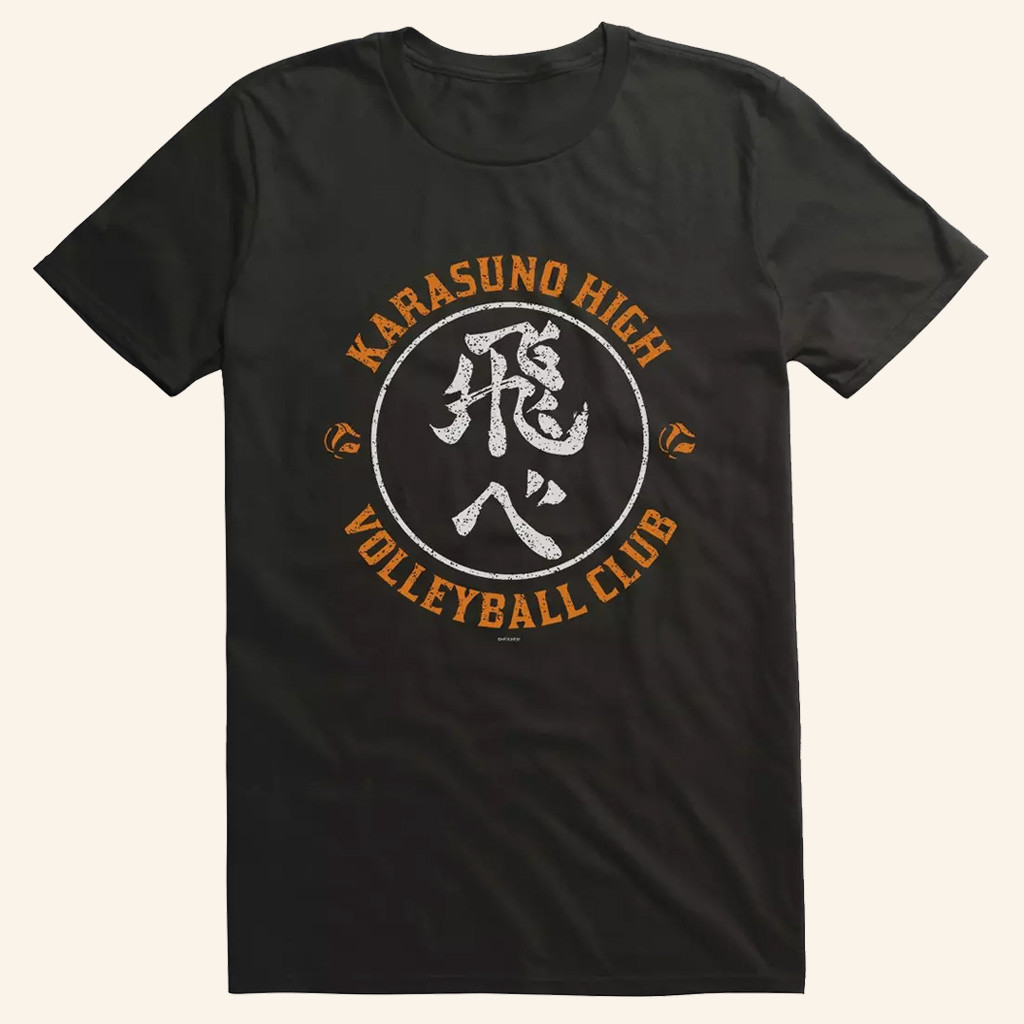 Haikyuu Merch Karasuno High Volleyball Club T-Shirt Gifts For Manga Fans