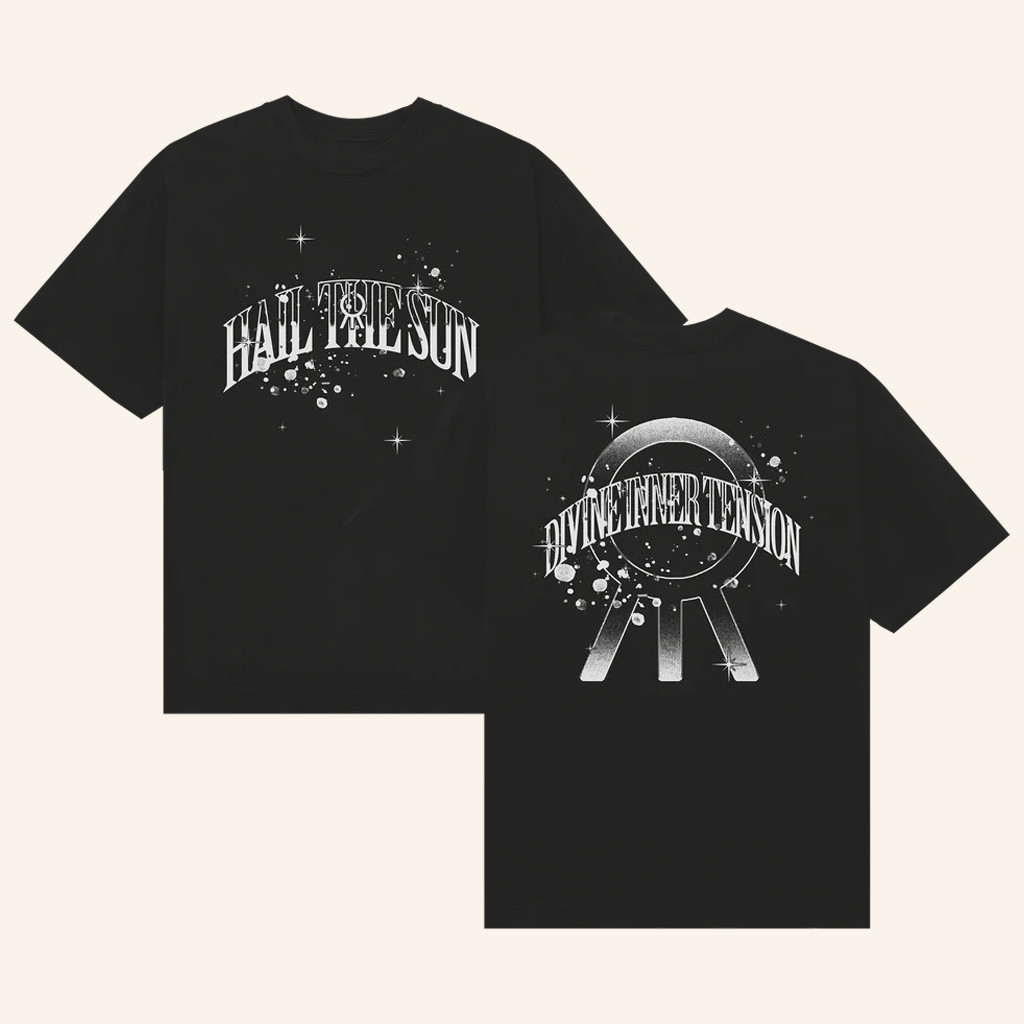 Hail The Sun Merch Monochrome Chrome T-Shirt Gifts For Music Enthusiasts Hail The Sun Merch Monochrome Chrome T-Shirt Gifts For Music Enthusiasts