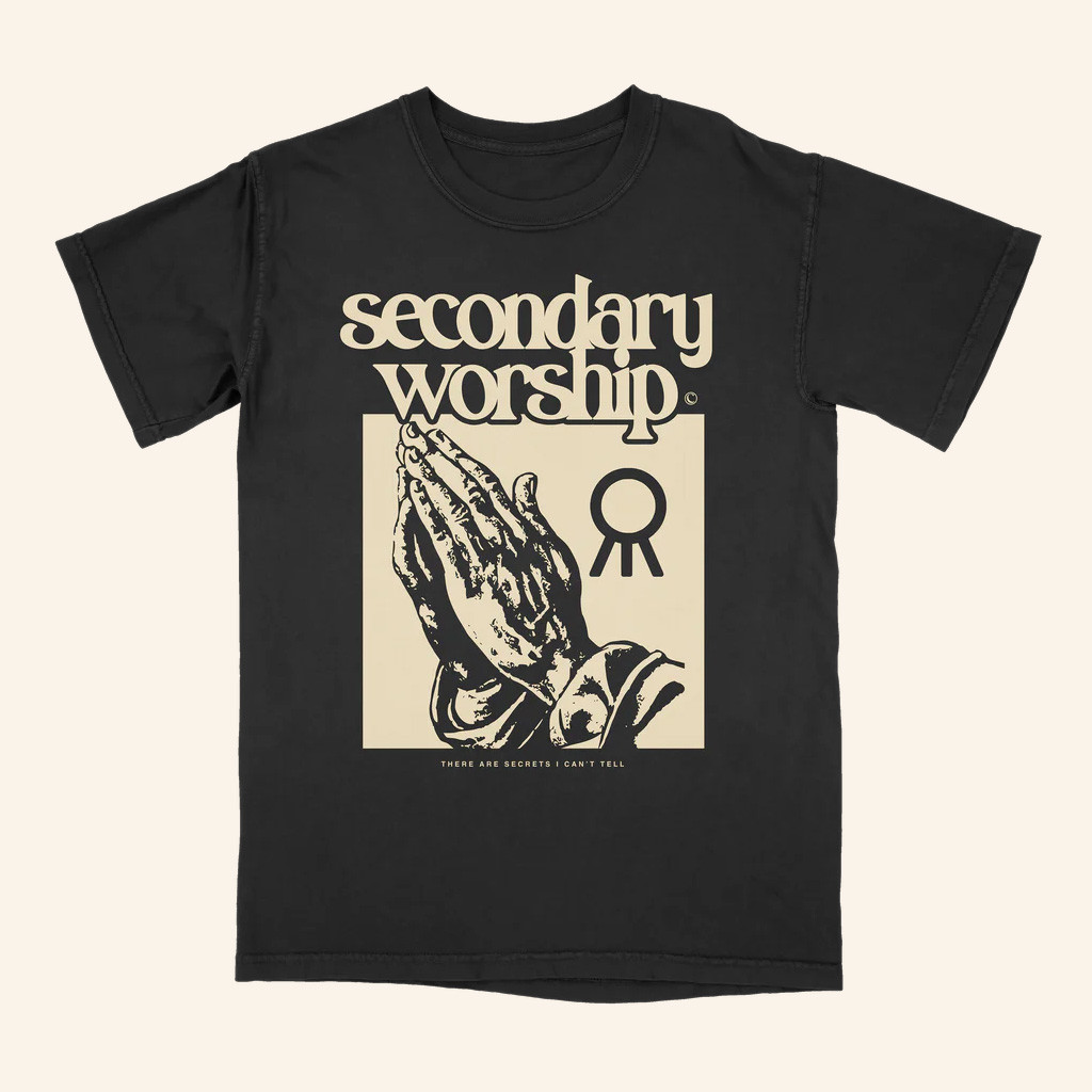 Hail The Sun Merch Prayer Hands T-Shirt Secondary Worship Shirt Gifts For Music Lovers