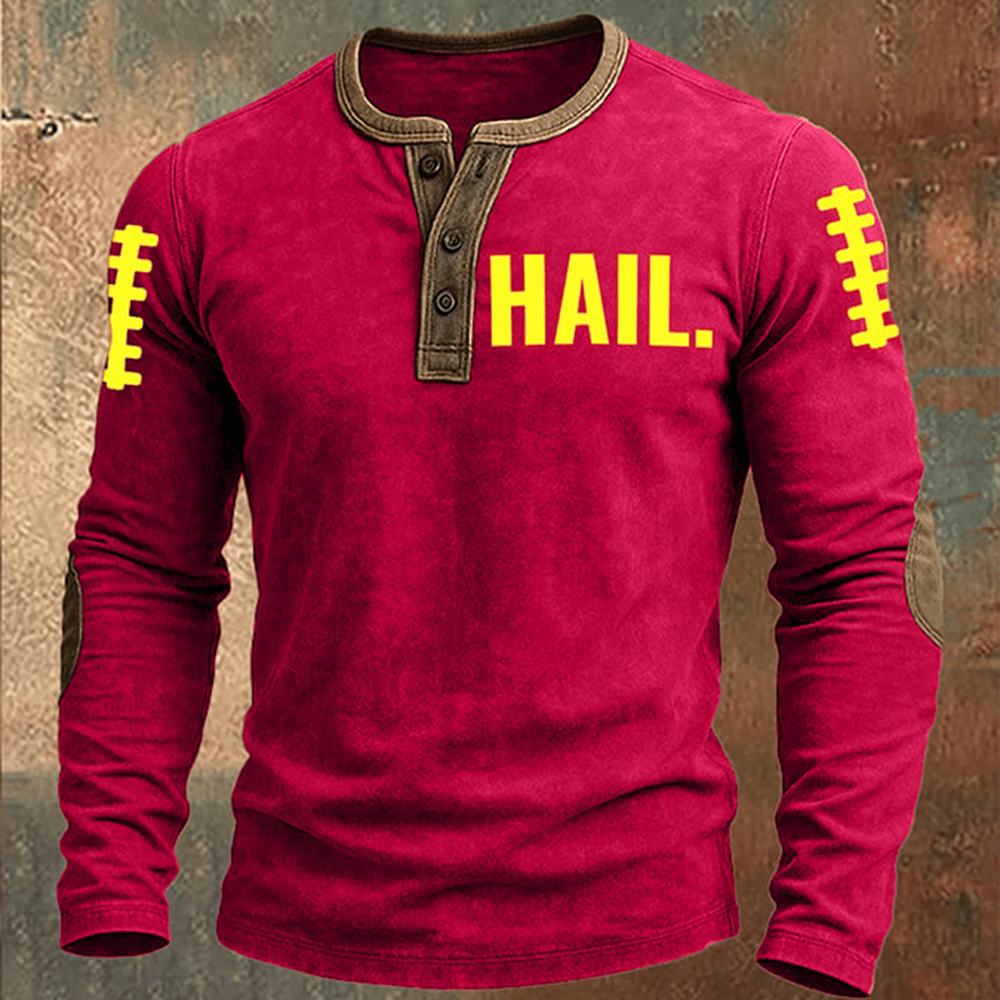 Hail Washington Commanders Button Long Sleeve Shirt Game Day Clothing Football Lover Gift