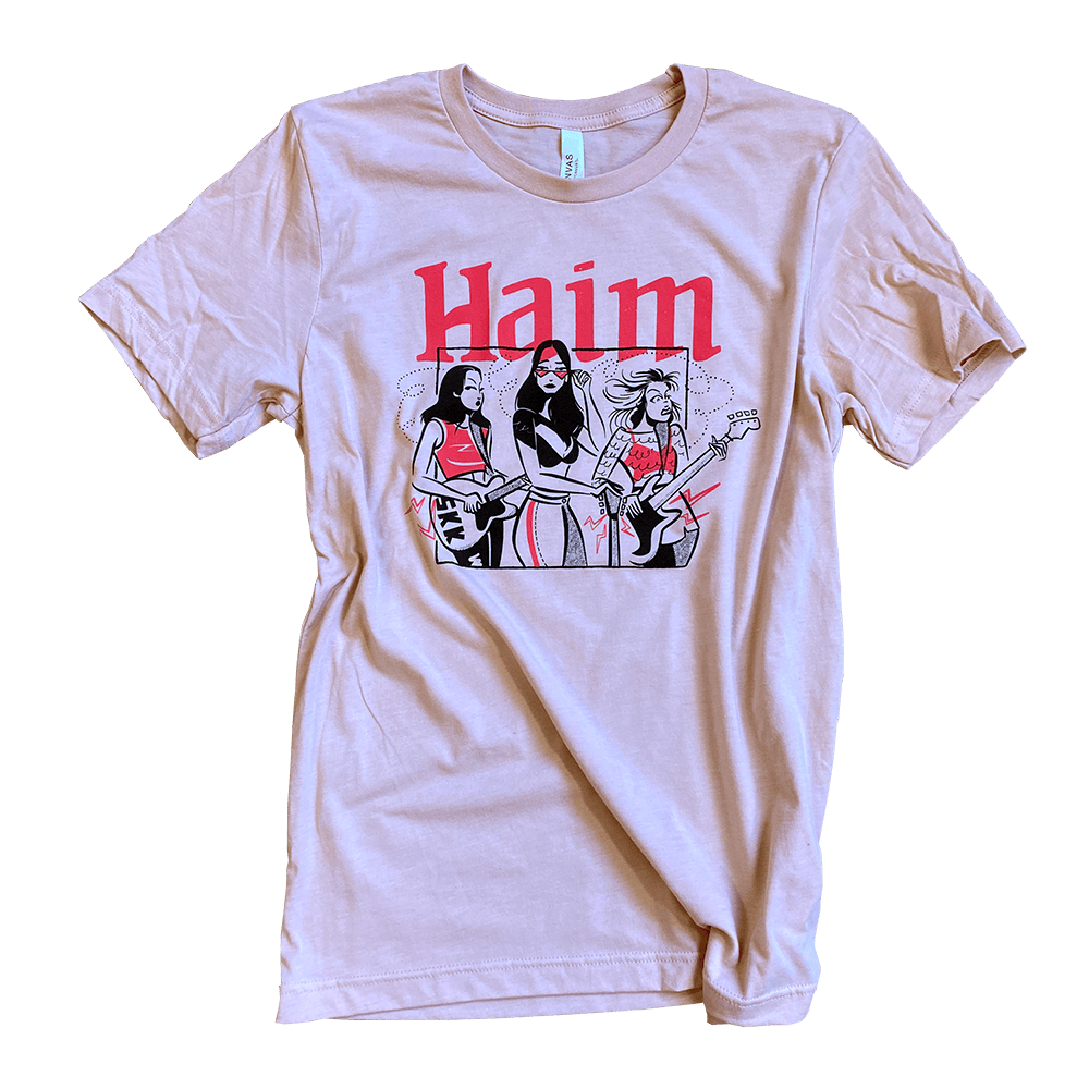 Haim Merch Girls Playing Guitar Haim T-Shirt Mother's Day Gifts For Band Fans Gift Idea for Him Haim Merch Girls Playing Guitar Haim T-Shirt Mother's Day Gifts For Band Fans Gift Idea for Him