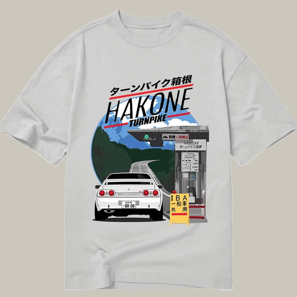 Hakone Nissan Skyline R32 Jdm Classic T-Shirt Kanji Shirt Streetwear Gifts For Men