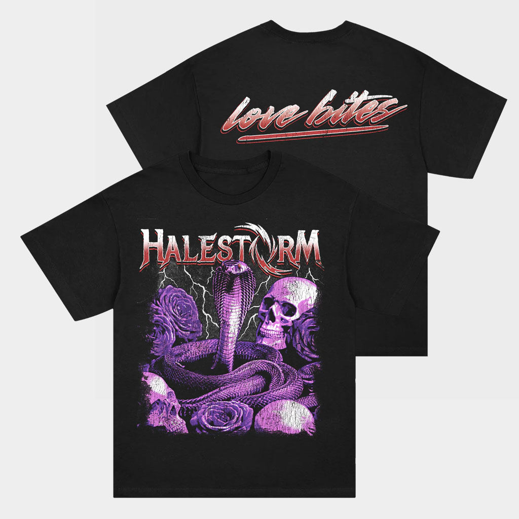 Halestorm Merch Love Bites T-Shirt Halestorm Shirt Gifts For Rock Band Fans Halestorm Merch Love Bites T-Shirt Halestorm Shirt Gifts For Rock Band Fans