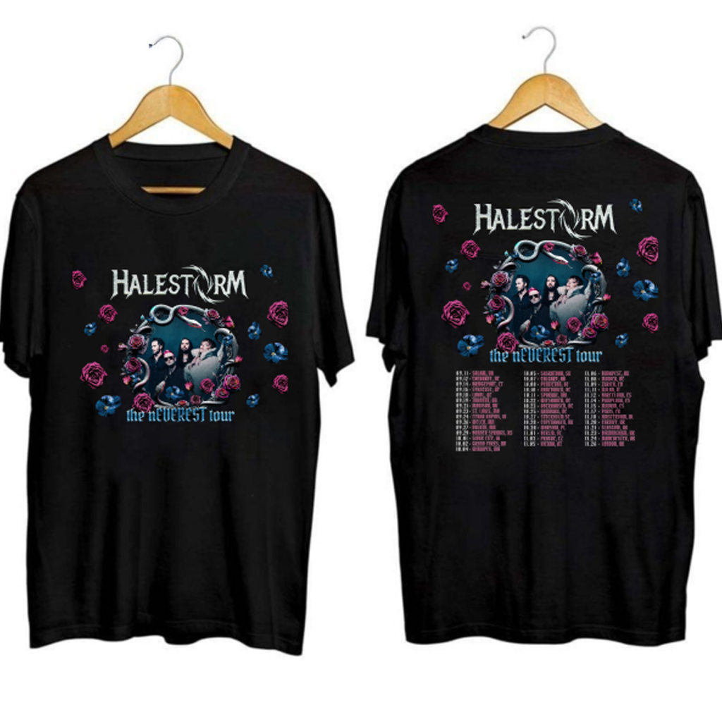 Halestorm The nEVEREST Tour Shirt Fan Merch Music Lover Gifts For Him
