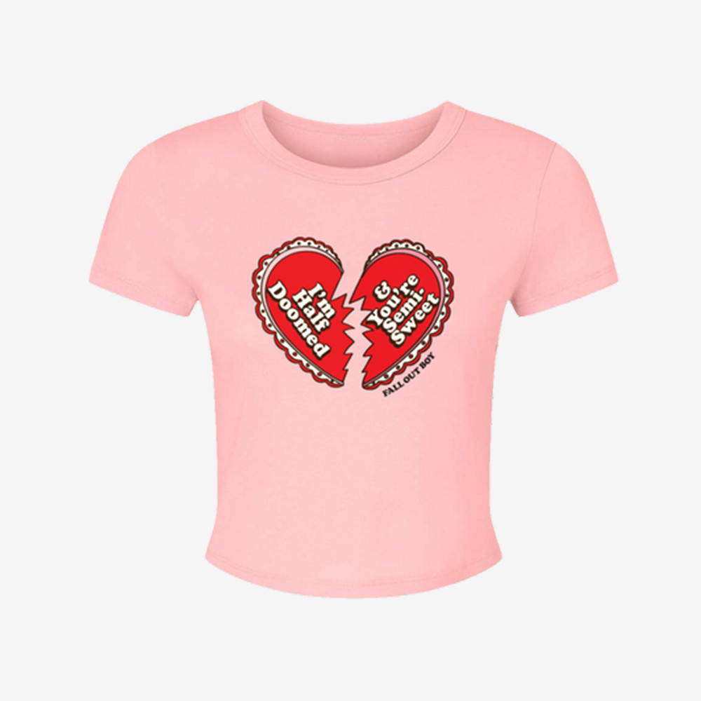 Half Doomed Baby Tee The American Rock Band Fall Out Boy Clothes Gift For Girlfriend