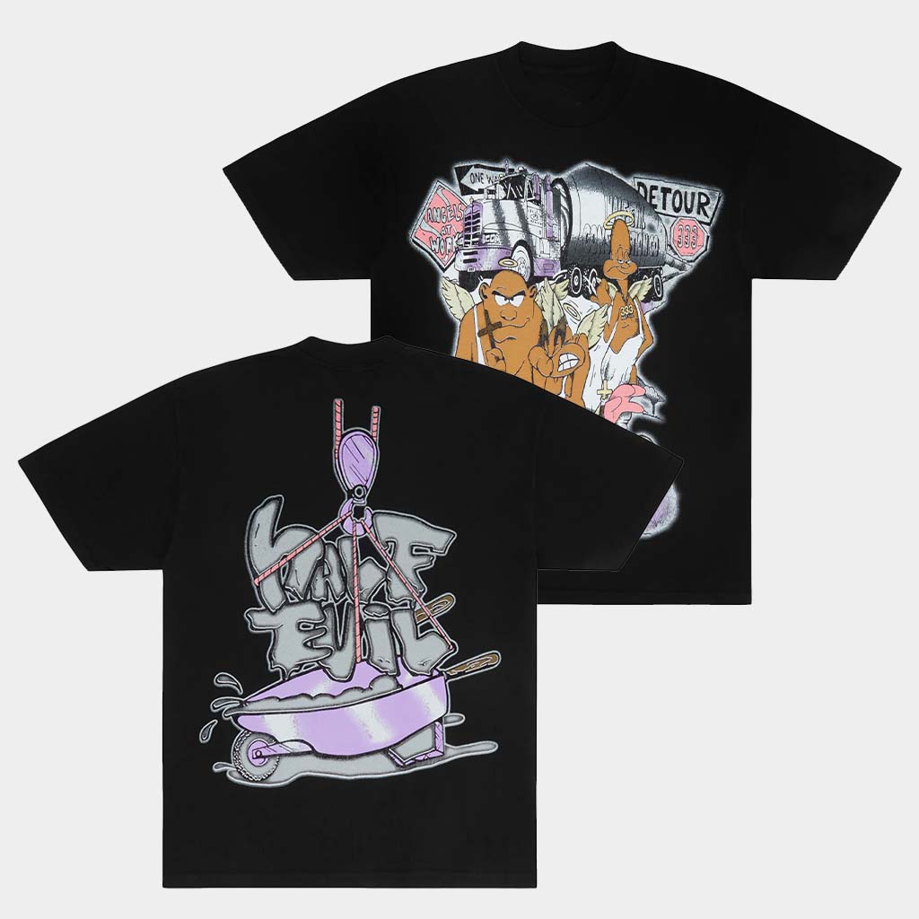 Half Evil Co Merch Angels At Work T-Shirt Best Birthday Gift For Him