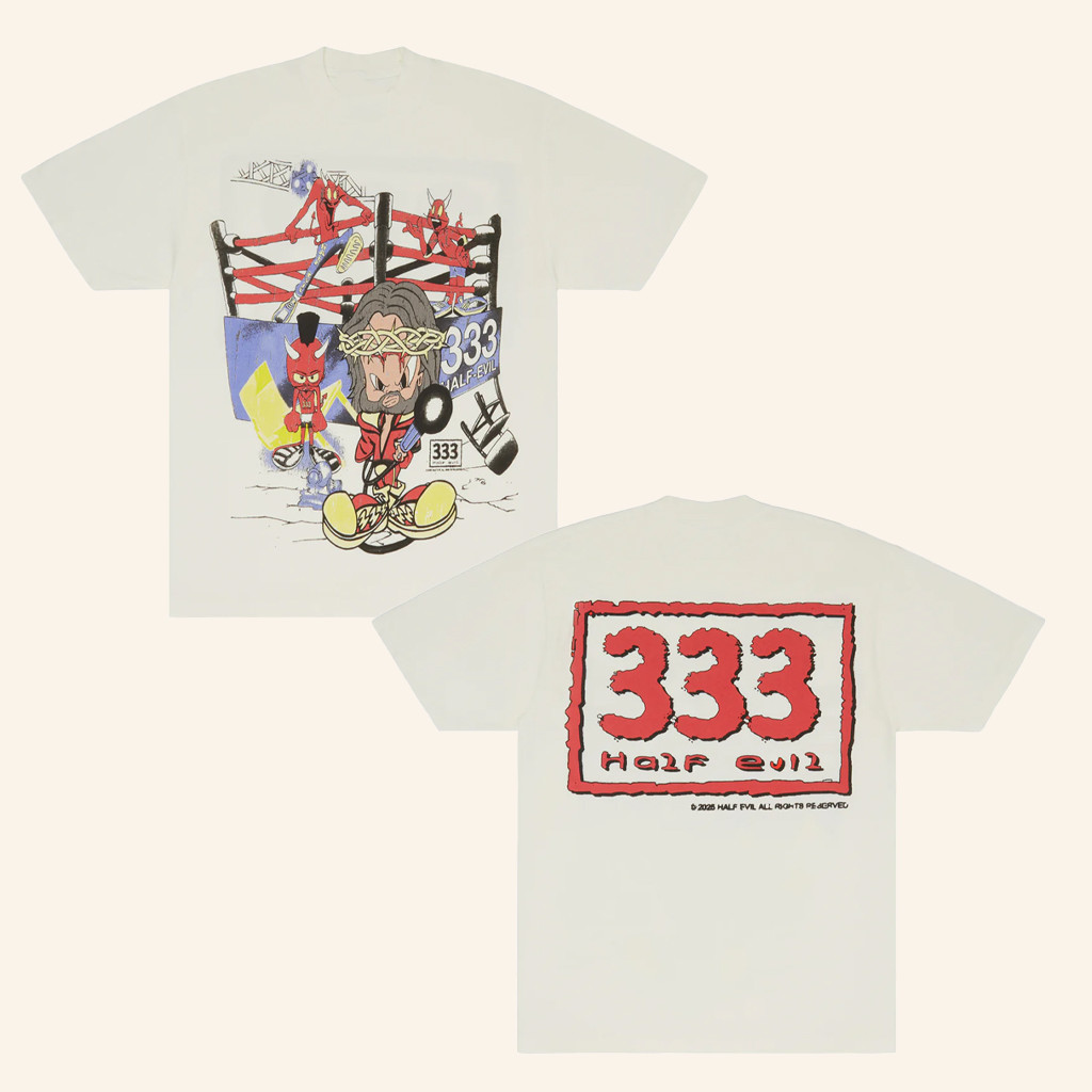 Half Evil Co Merch Beat The Devil T-Shirt 333 Half Evil Shirt Christmas Presents For Boyfriend