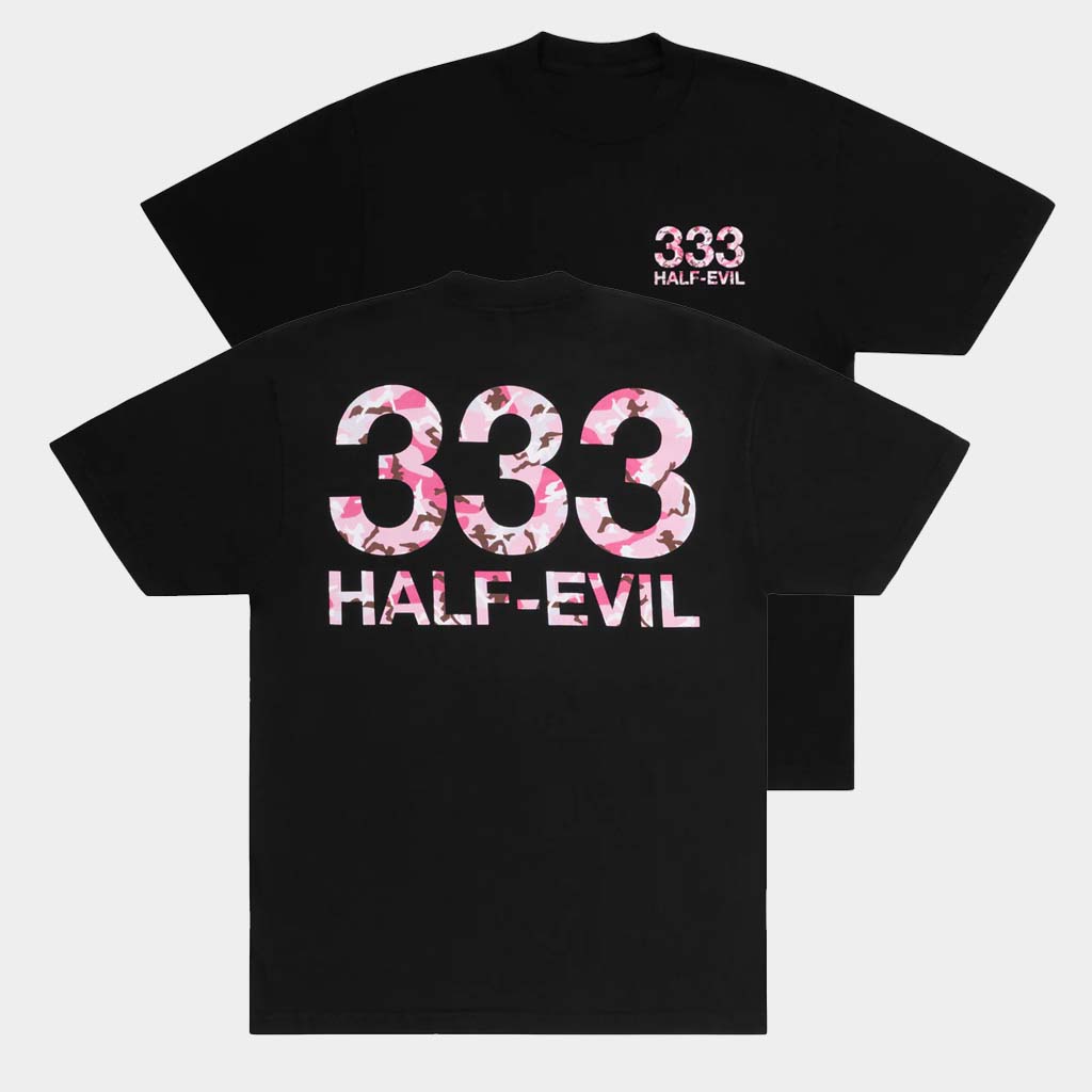 Half Evil Co Merch Half Evil S333x Pink Camo T-Shirt Best Gifts For Girlfriend