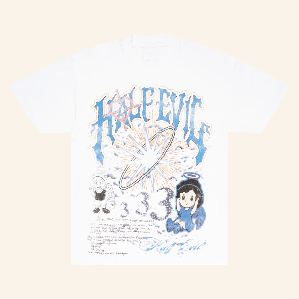 Half Evil Co Merch Letter From An Angel T-Shirt Gifts For Best Friends