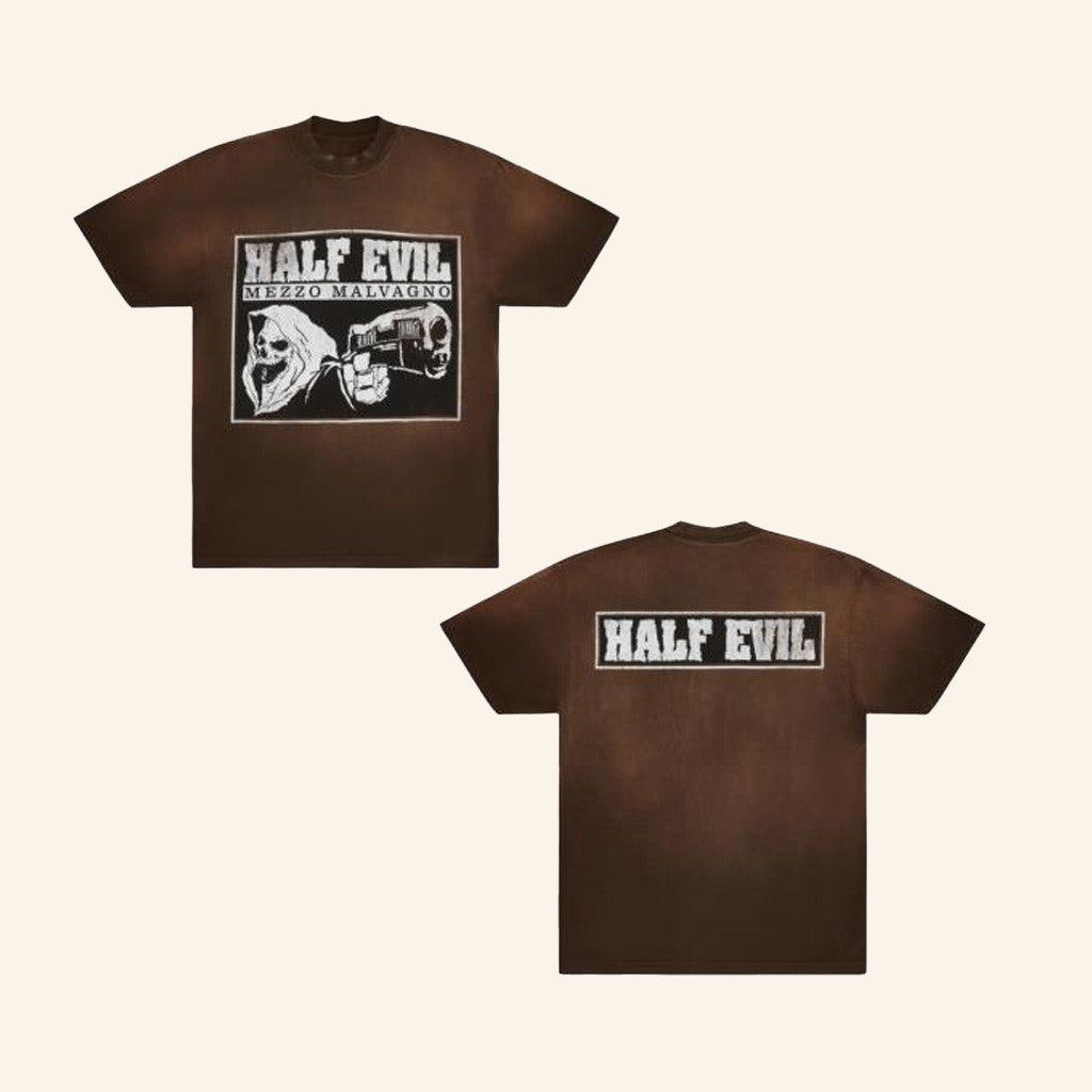 Half Evil CO Merch Warning Shot Shirt Gifts For Dudes Half Evil CO Merch Warning Shot Shirt Gifts For Dudes