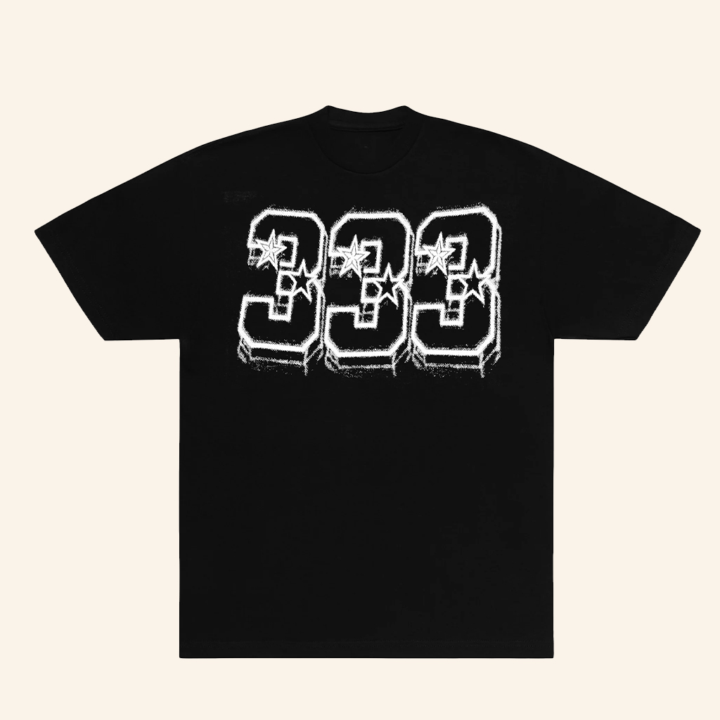 Half Evil Merch 333 Star Black T-Shirt Birthday Gift For Husband