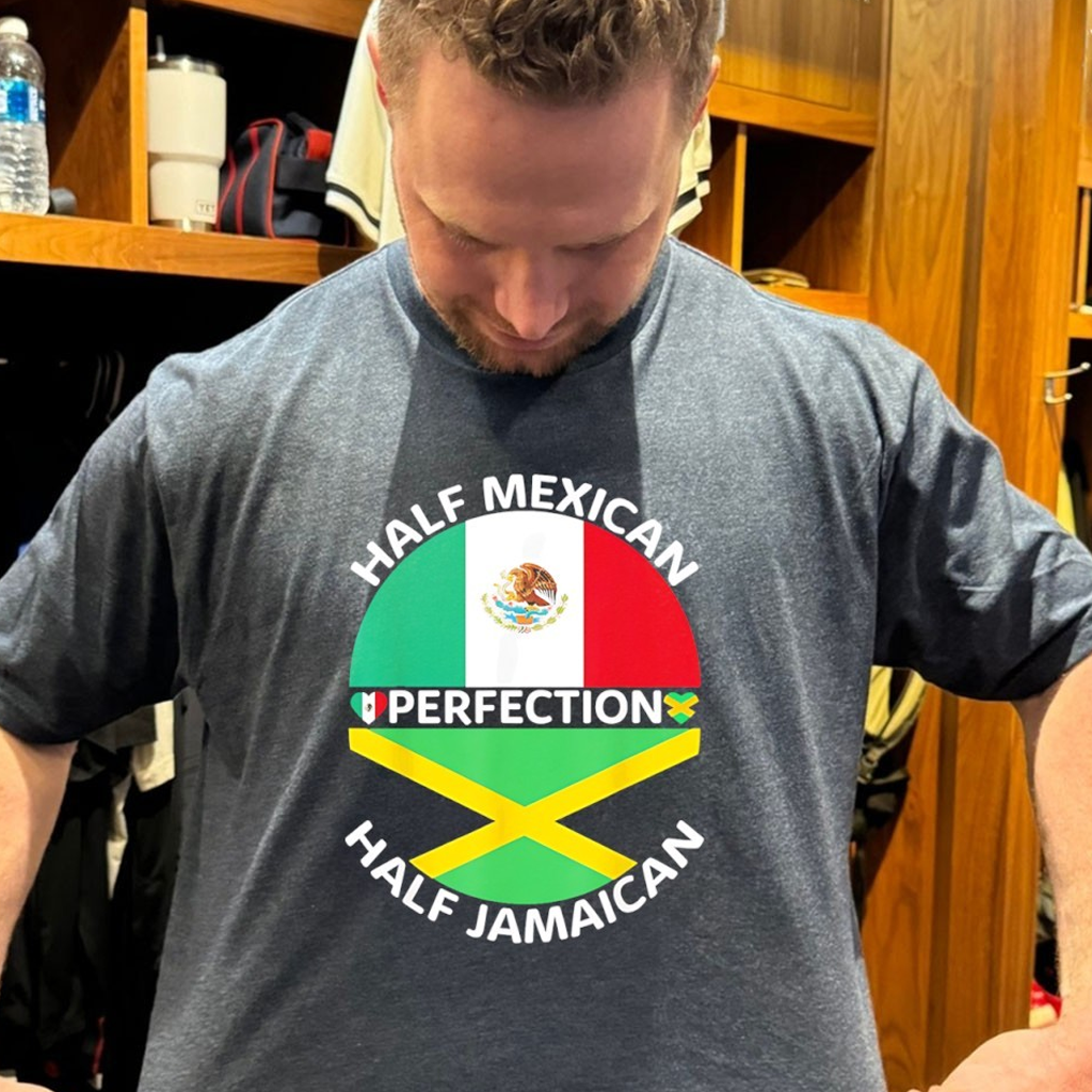 Half Mexican Perfection Half Jamaican Flag Shirt Presents For Him Half Mexican Perfection Half Jamaican Flag Shirt Presents For Him