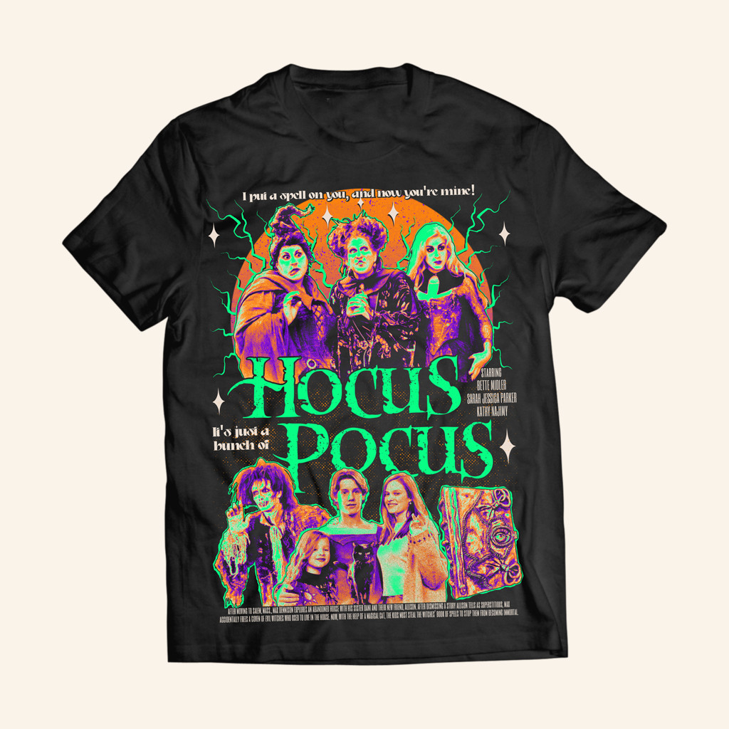 Halftone Horror Story Merch Hocus Pocus T-Shirt Gift Ideas For Friends