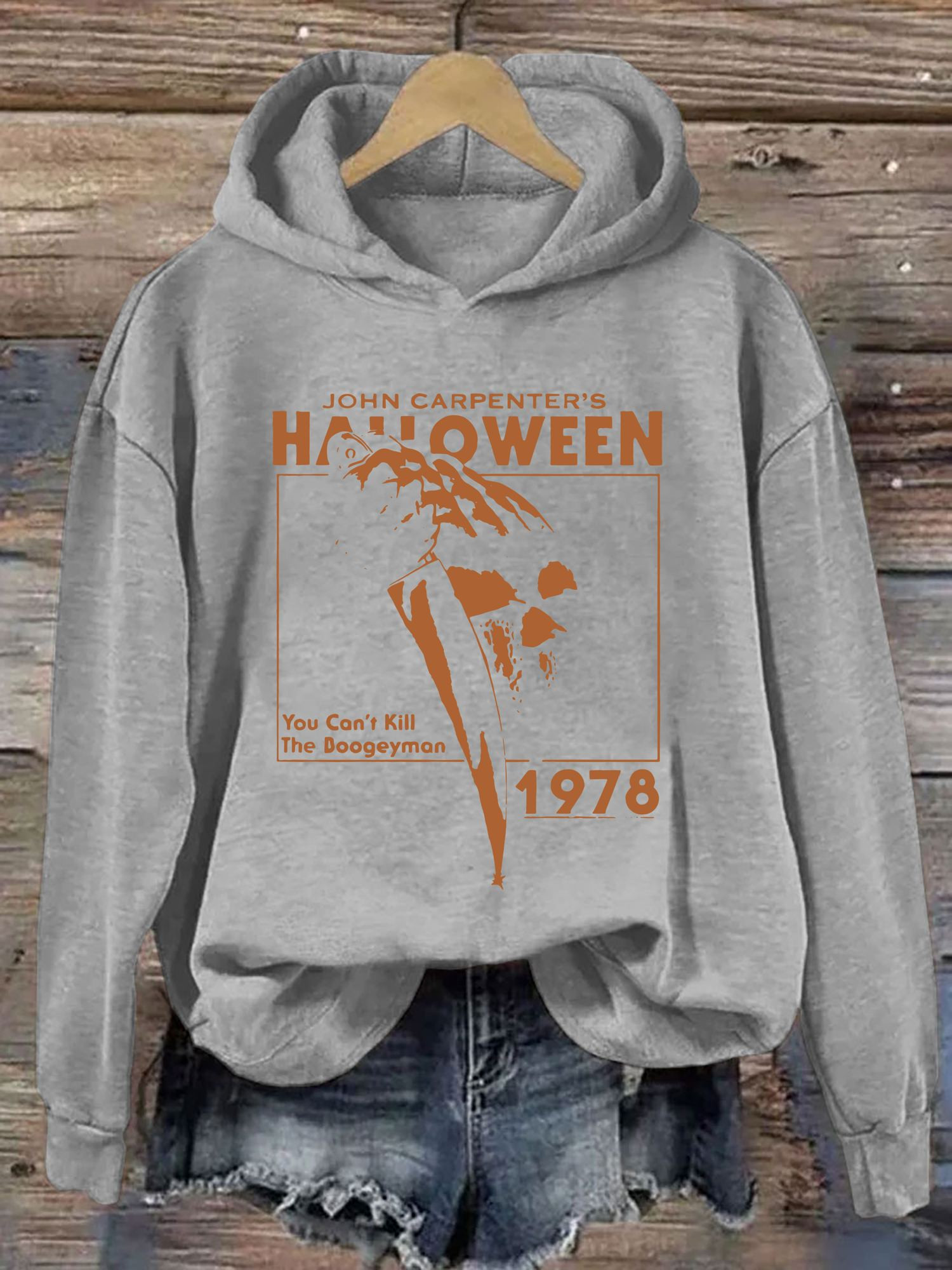 Halloween 1978 Michael Myers Hoodie Horror Graphic Funny Hoodie Gifts For Horror Lovers