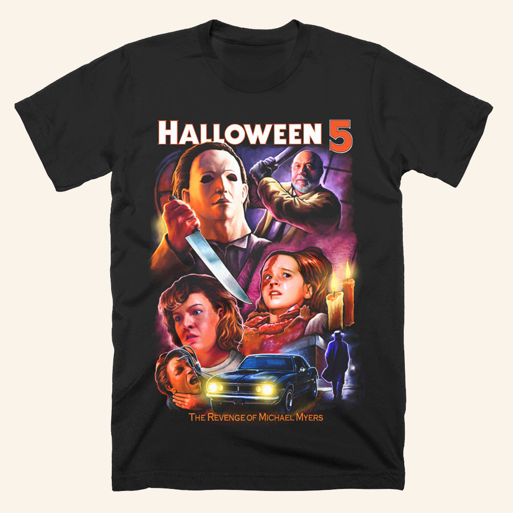 Halloween 5 Michael Lives T-Shirt Halloween Merch Gift Ideas For Friends Halloween 5 Michael Lives T-Shirt Halloween Merch Gift Ideas For Friends