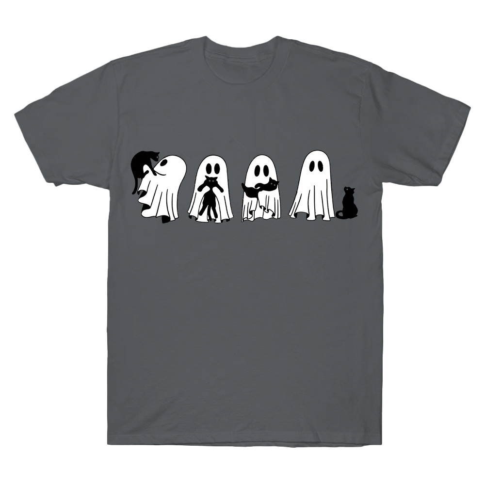 Halloween Black Cat And Ghost Shirt Gifts For Halloween