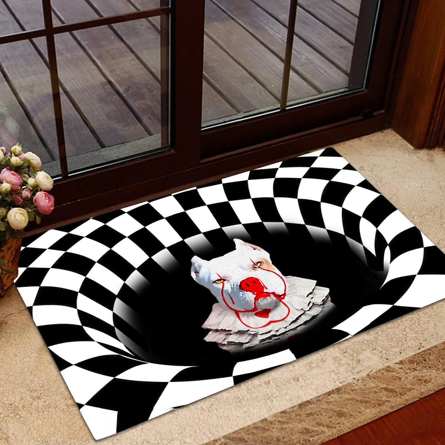 Halloween Dog Doormat Dog In The Well Housewarming Gift Doormat Decor Gift For Dog Lovers Dog Owners