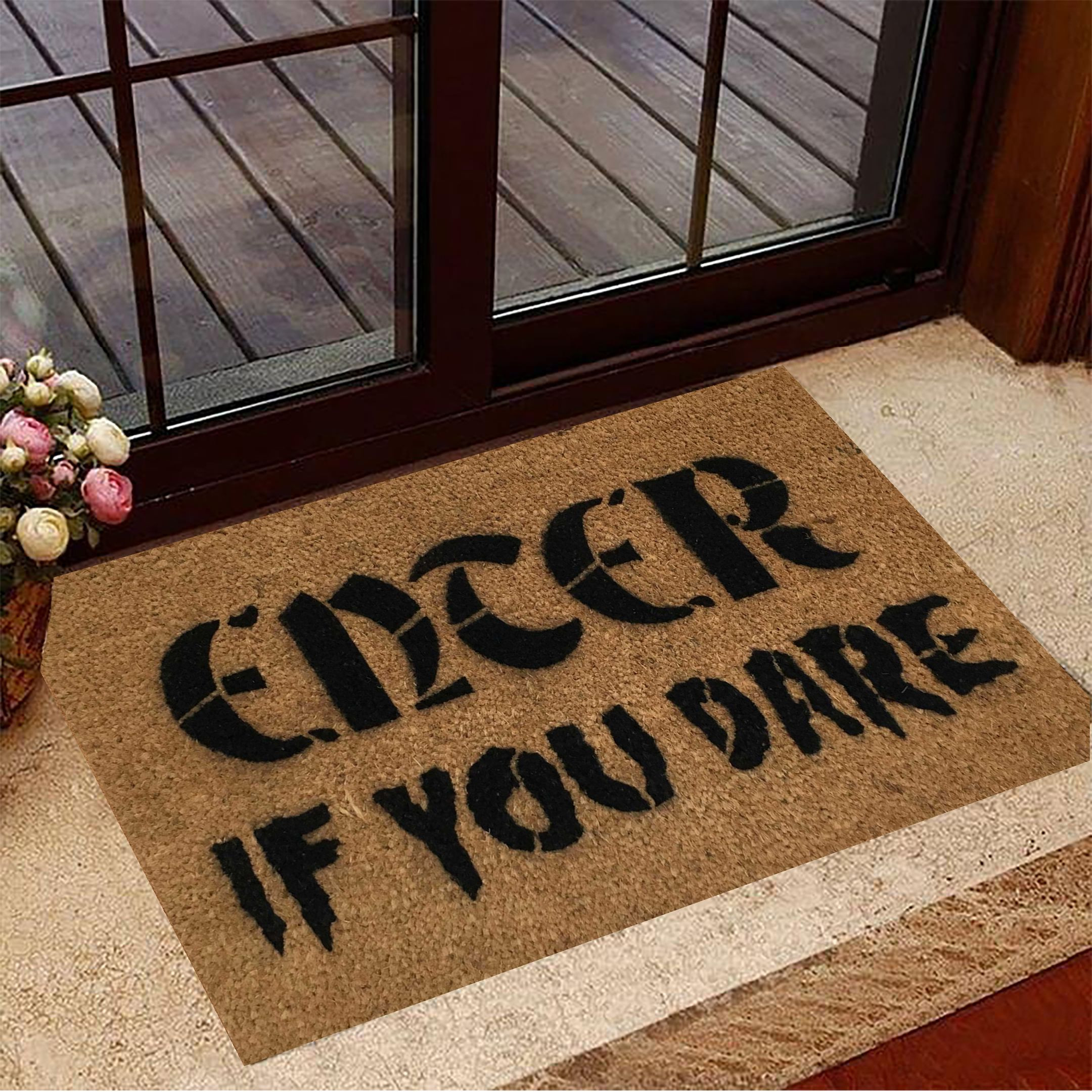 Halloween Doormat Enter If You Dare Floor Mat Halloween Merchandise