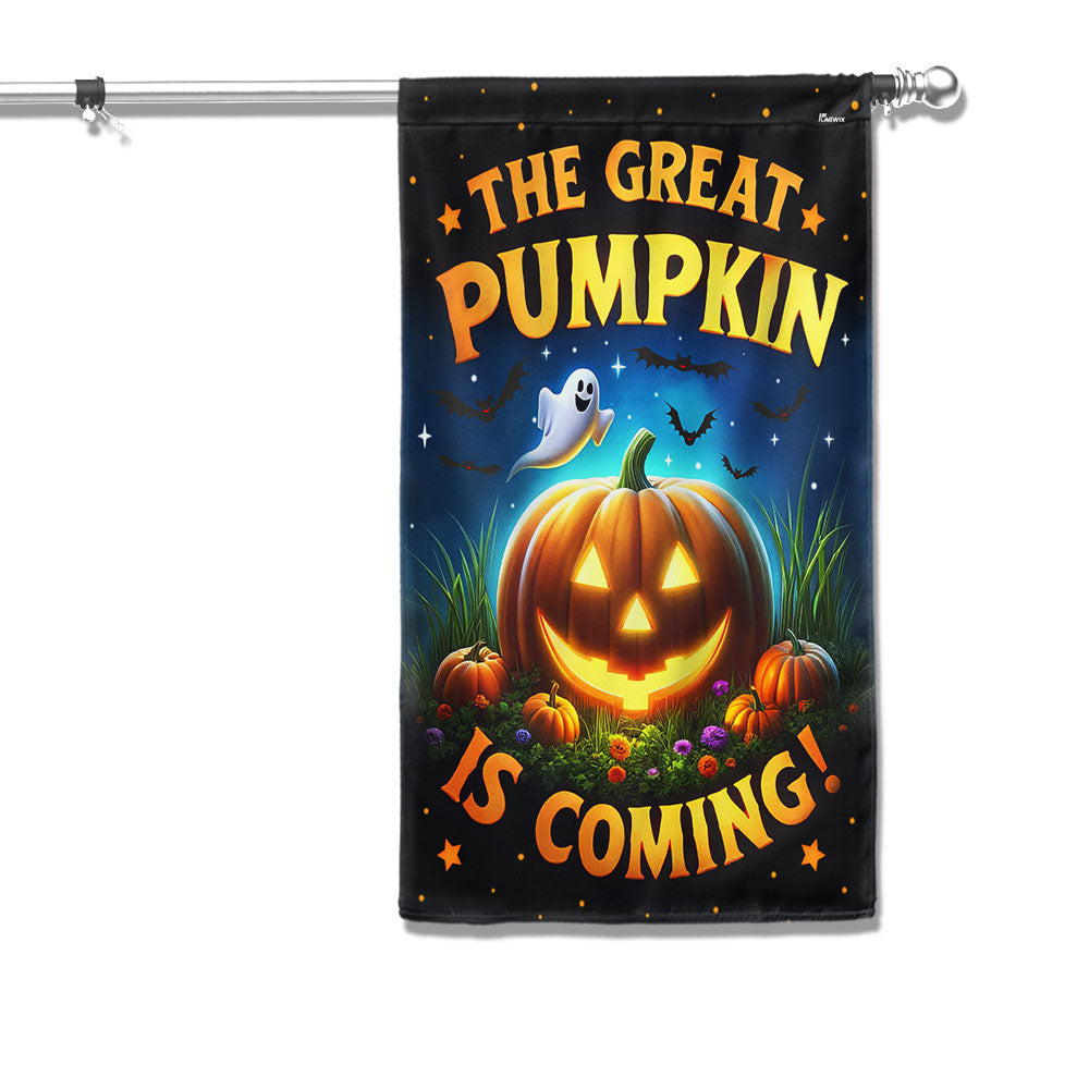 Halloween Flag The Great Pumpkin Is Coming Flag