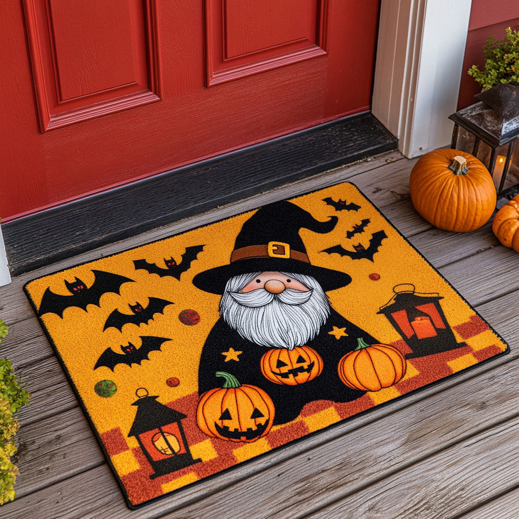 Halloween Gnome Doormat Decoration Gift For Friends and Family on Halloween Day