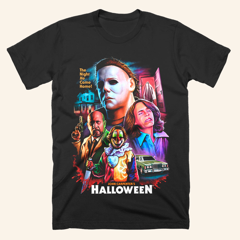Halloween He's Come Back T-Shirt Halloween Clothes Best Gifts For Husband