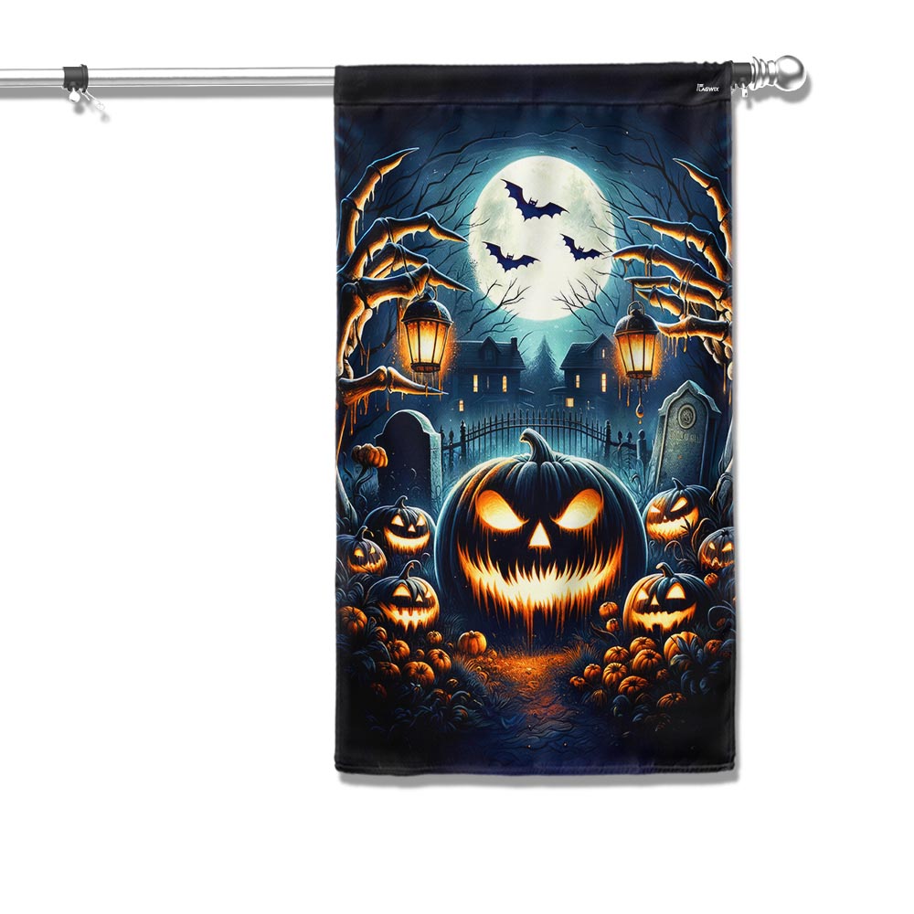 Halloween Jack O Lantern Spooky Flag