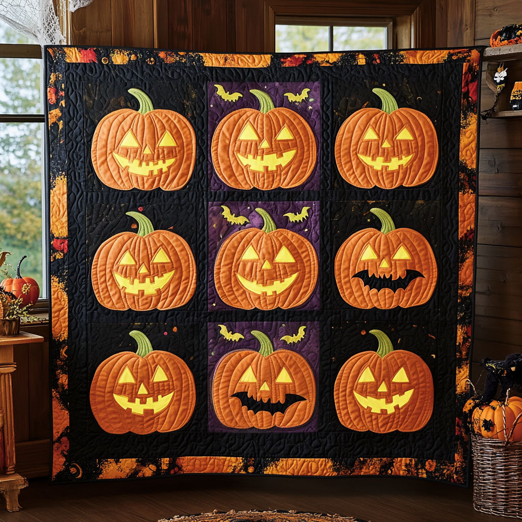 Halloween Pumpkin Quilt Blanket Bedroom Decor Scary Ideas Unique Presents For Friends