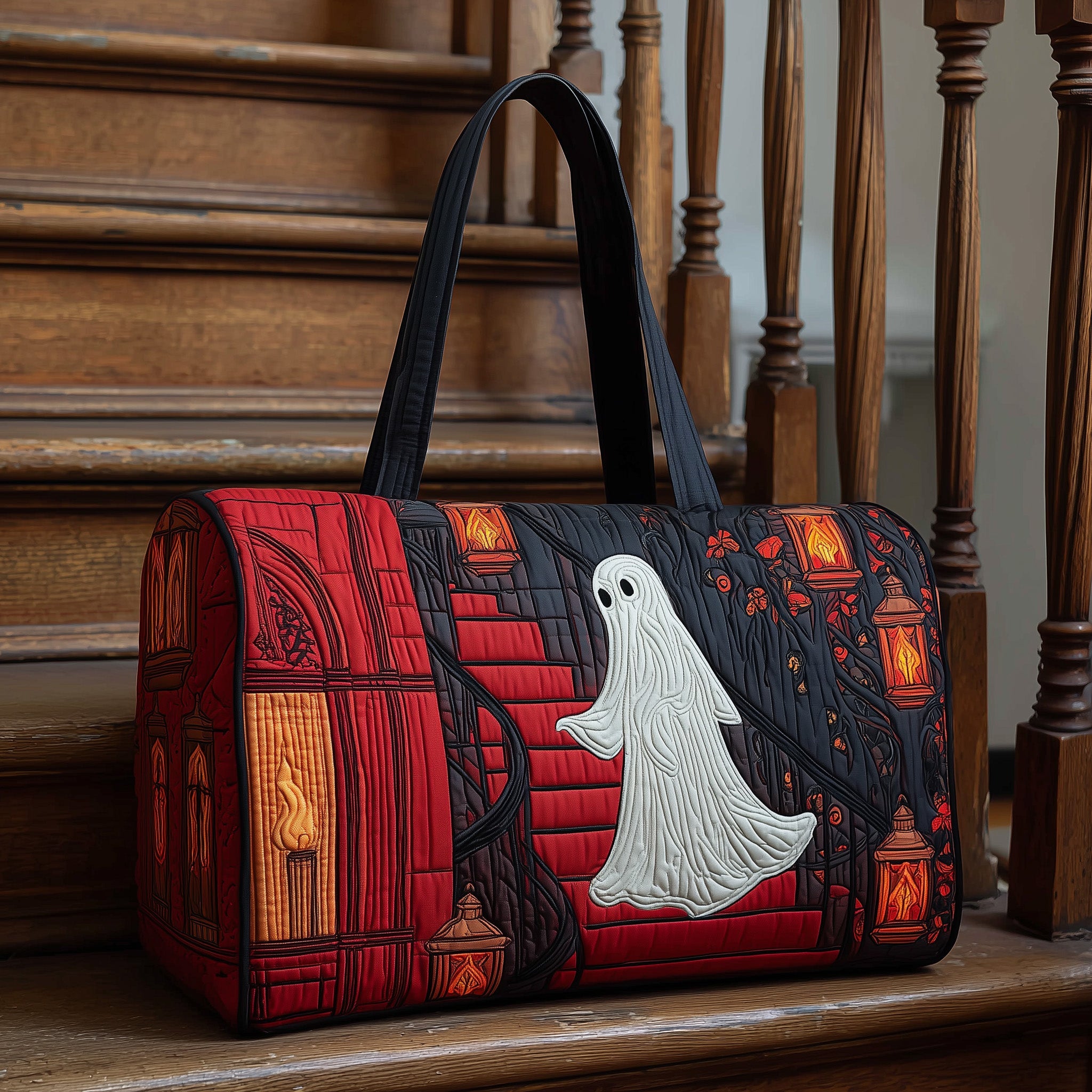Halloween Soul Quilted Duffle Bag Birthday Gift Idea