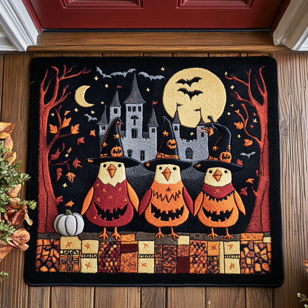 Halloween Whimsical Chicken Doormat Best Decoration Gift For Friends and Family on Halloween Day