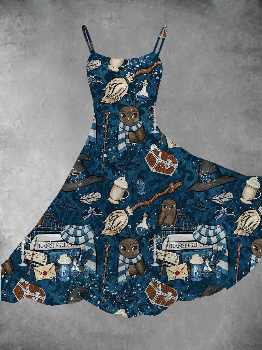 Halloween Wizard Two Piece Dress Horror Scary Vintage Dress Halloween Spooky Clothing