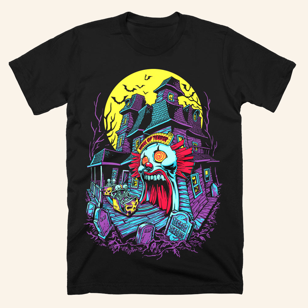 Halls Of Terror Shirt Halloween T-Shirts For Adults Good Gifts For Brother Halls Of Terror Shirt Halloween T-Shirts For Adults Good Gifts For Brother