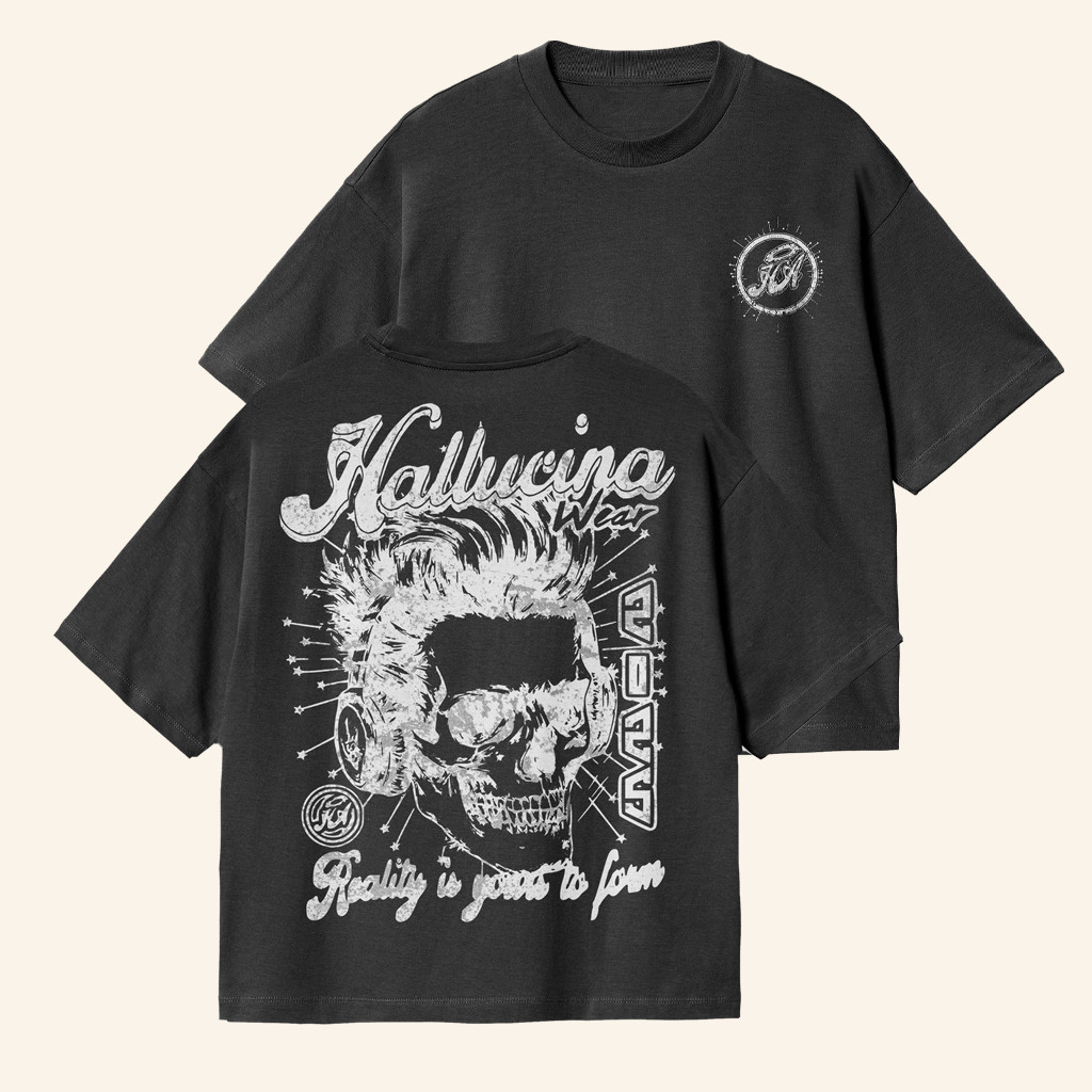 Hallucina Merch Black Rewired T-Shirt Hallucina Reality Is Your To Form Shirt Gifts For Dudes
