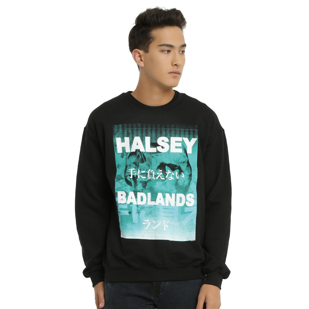 Halsey Badlands Merch Black Sweatshirt Gifts For Music Lovers Halsey Badlands Merch Black Sweatshirt Gifts For Music Lovers