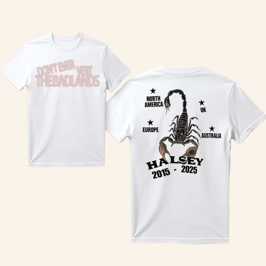Halsey Badlands Merch Don't Ever Visit The Badlands T-Shirt Presents For Music Lovers Halsey Badlands Merch Don't Ever Visit The Badlands T-Shirt Presents For Music Lovers