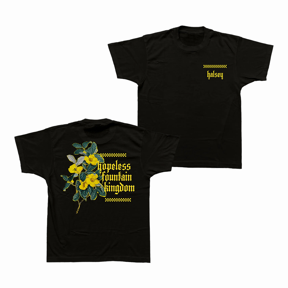 Halsey Flower Garden T-Shirt Floral Artistic Music Apparel Gift For Girls