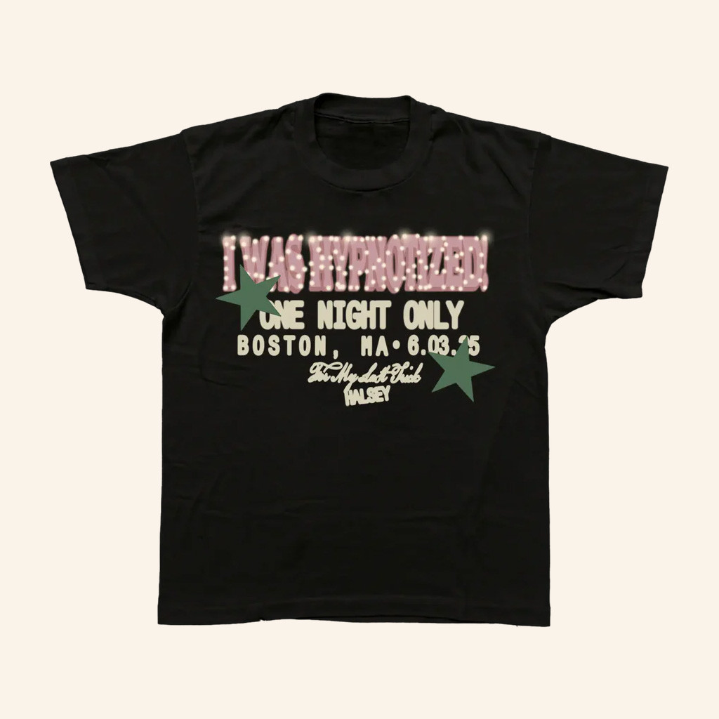 Halsey Merch Boston One Night T-Shirt Christmas Gifts For Music Lovers Halsey Merch Boston One Night T-Shirt Christmas Gifts For Music Lovers